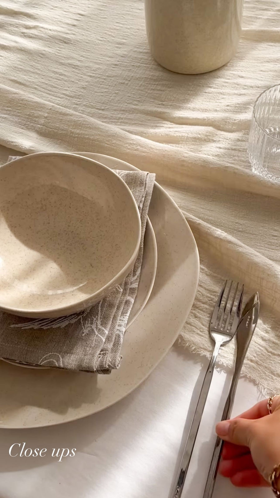 Kütahya Porselen SOHO 24 piece Dinner Set CINNAMON Mita Kitchenware