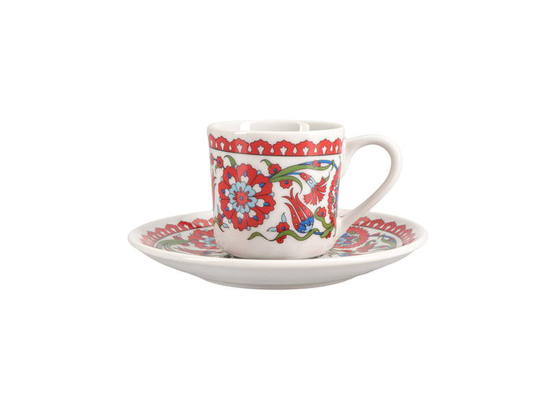 MITA KAHVE Humayun Coffee Cup with Cezve and Coffee Set for Two Gift Box