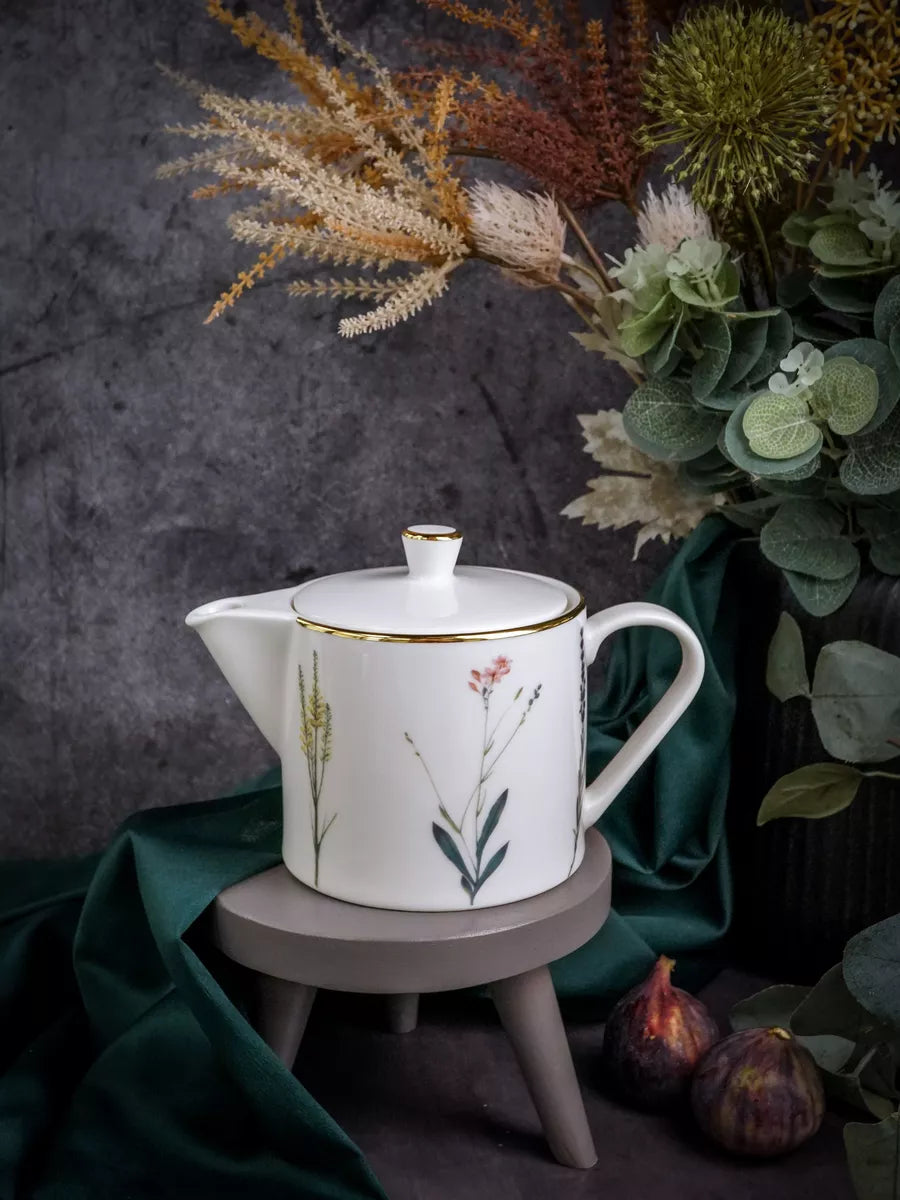 Porland Botanical Tea Pot With Lid 1000ml