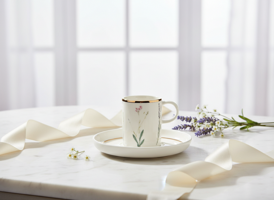 Porland Botanical 8pce Coffee Set for Two Mita Kitchenware