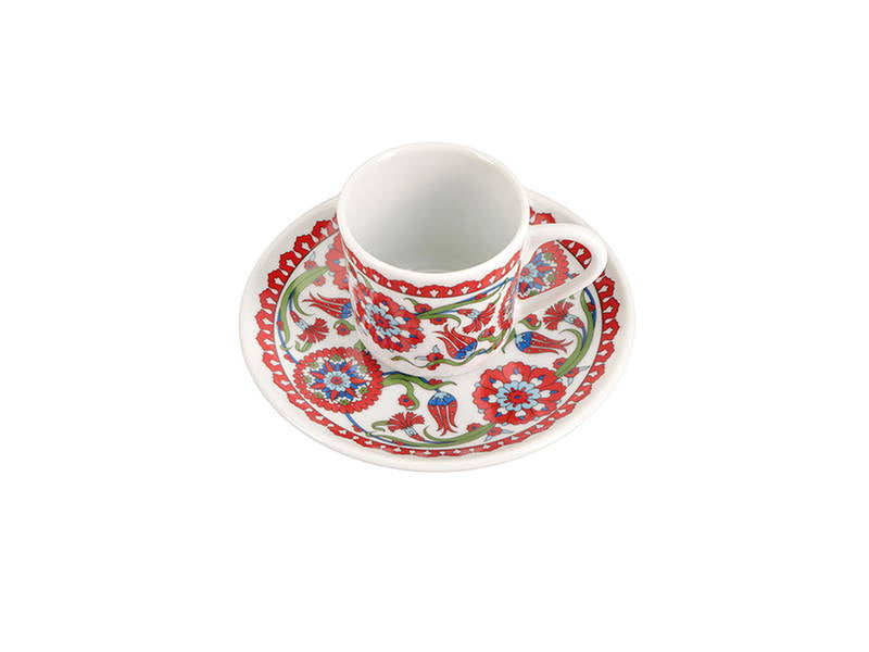 MITA KAHVE Humayun Coffee Cup with Cezve and Coffee Set for Two Gift Box