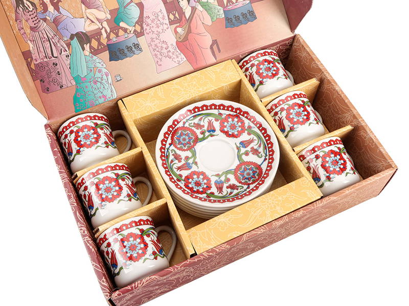 Porland Humayun Galata Coffee Set for 6 People