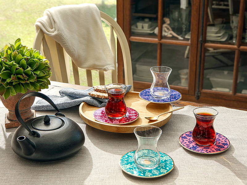 Porland Glamorous Tea set 8 pcs