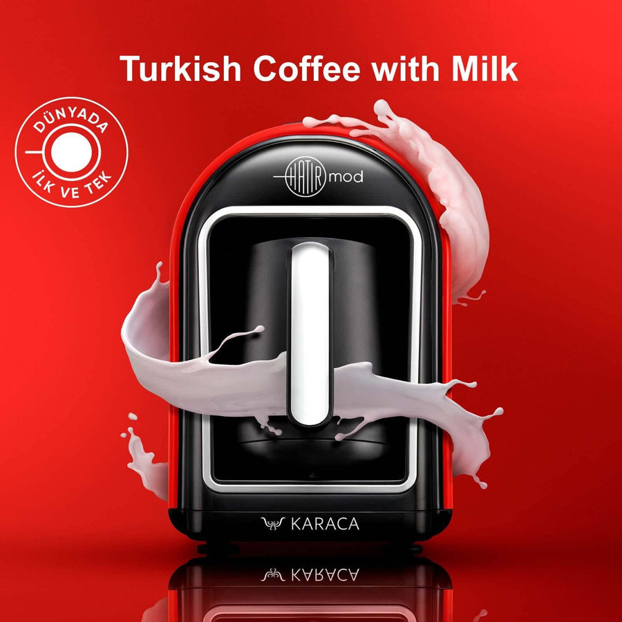 Karaca Hatır Mod Milk Turkish Coffee Machine Red