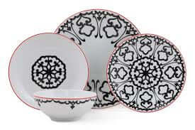 Kütahya Porcelain Zeugma 6 person 24 Piece Dinnerset.