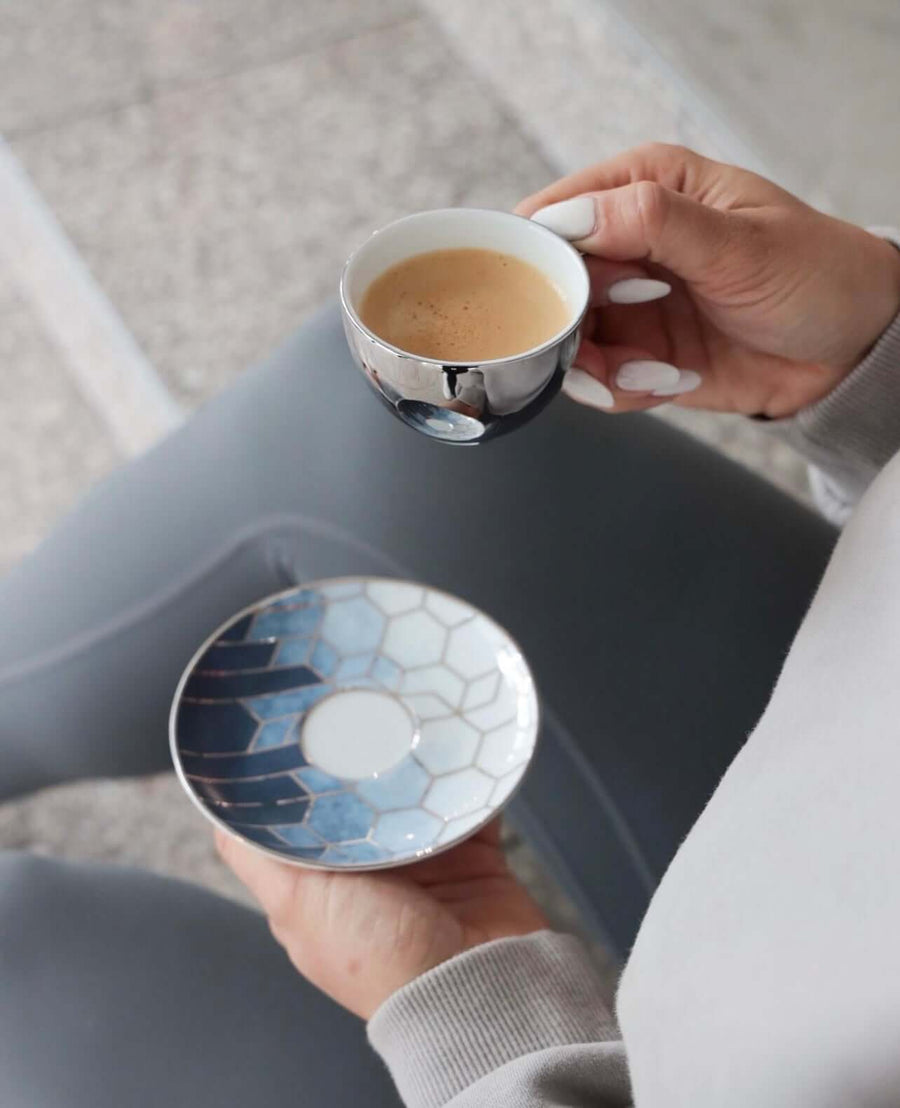 Kütahya Zeugma 4 pce coffee cup set