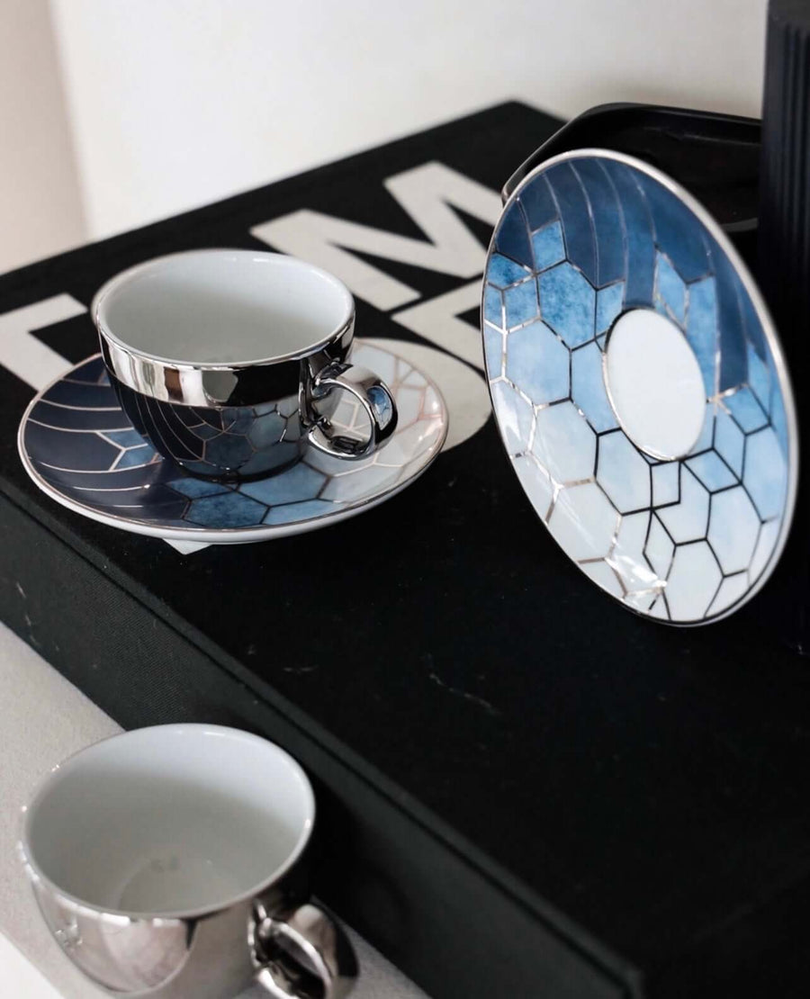 Kütahya Zeugma 4 pce coffee cup set