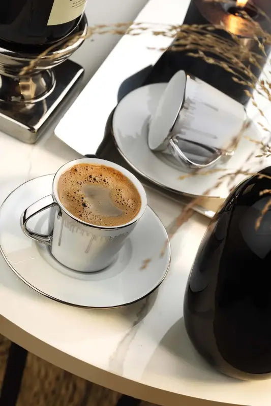 Kütahya Porcelain Toledo Coffee Set for 2 GIFT BOX - Tea and Coffee sets