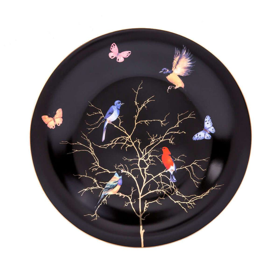 Karaca Fine Pearl Grace Black 62 Pieces Pearl Dinnerware Set for 12 Persons