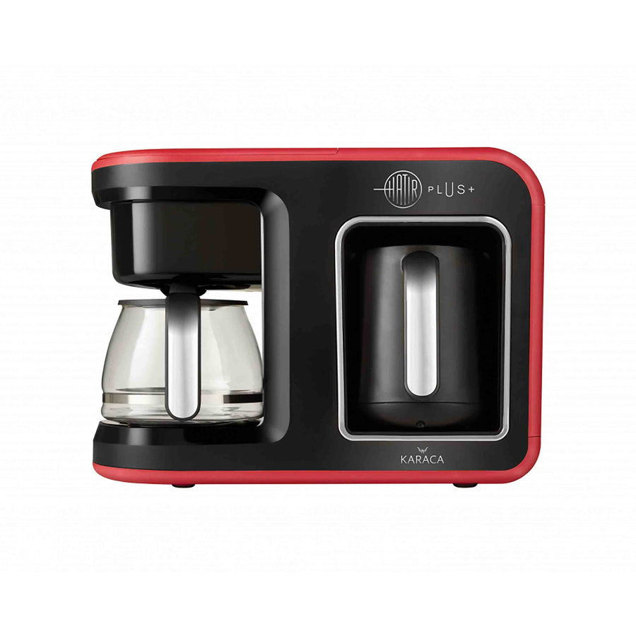 Karaca Hatir Plus 2 in 1 Coffee Machine Red