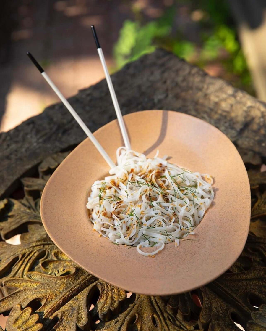 Kutahya Porselen Galaxy Pasta Plate/bowl 29 Cm.Mix Granule Beige.