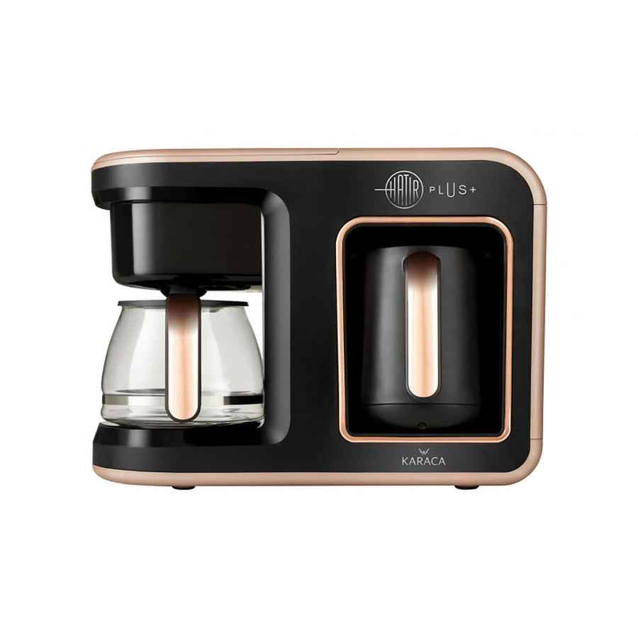 Karaca Hatir Plus 2 in 1 Coffee Machine Rosie Brown