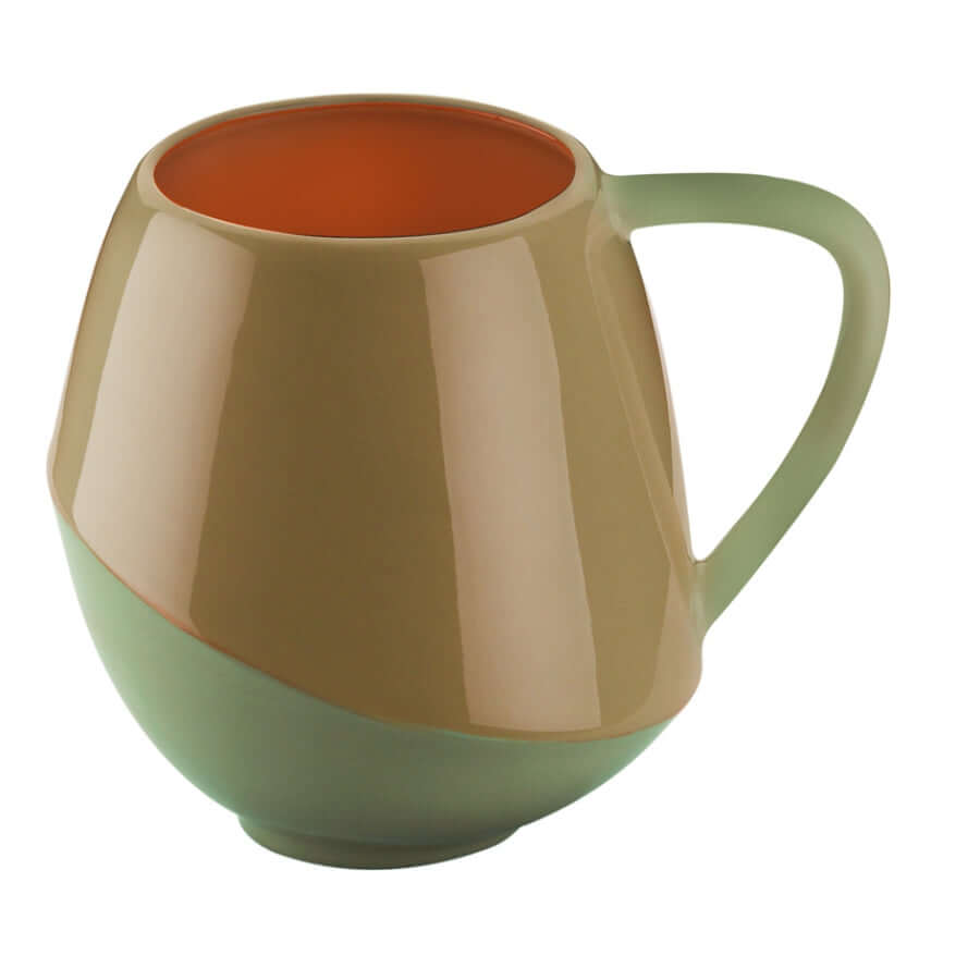 Kütahya Aura 550ml mug 3 Colours Green- Beige-Red.