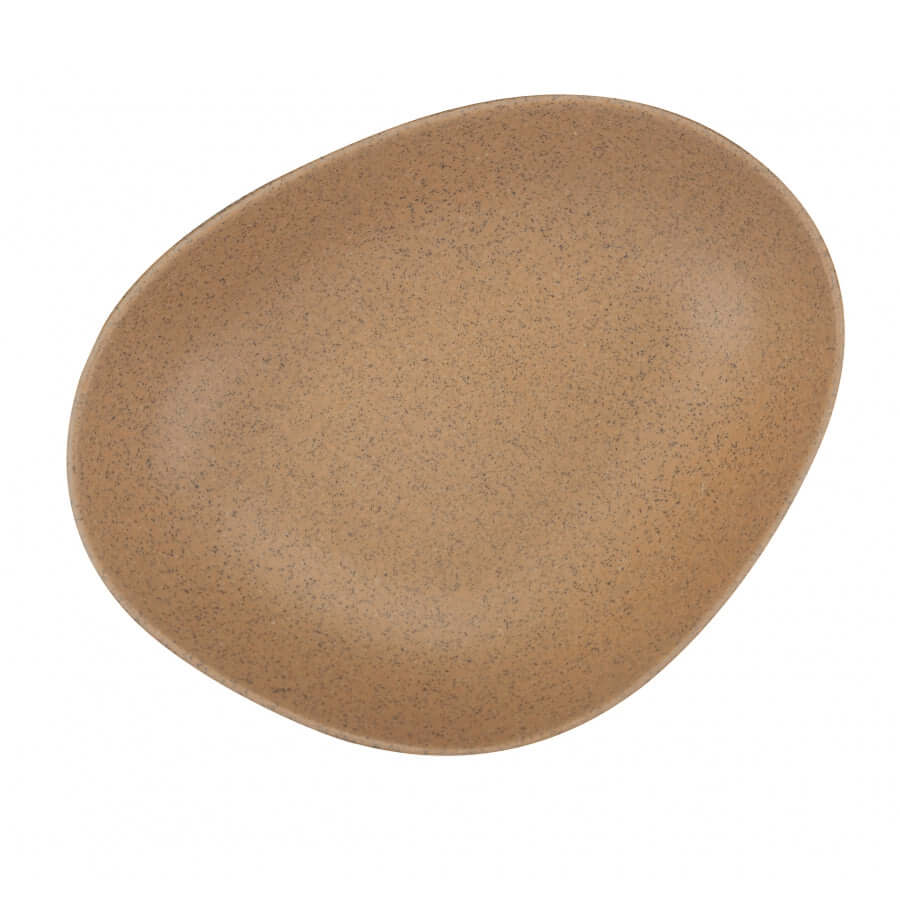 Kutahya Porselen Galaxy Deep Plate 20 Cm.Mix Granule Beige.