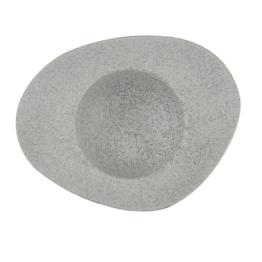 Kutahya Porselen Galaxy Pasta Plate 29 Cm.Mix Granule Cream.