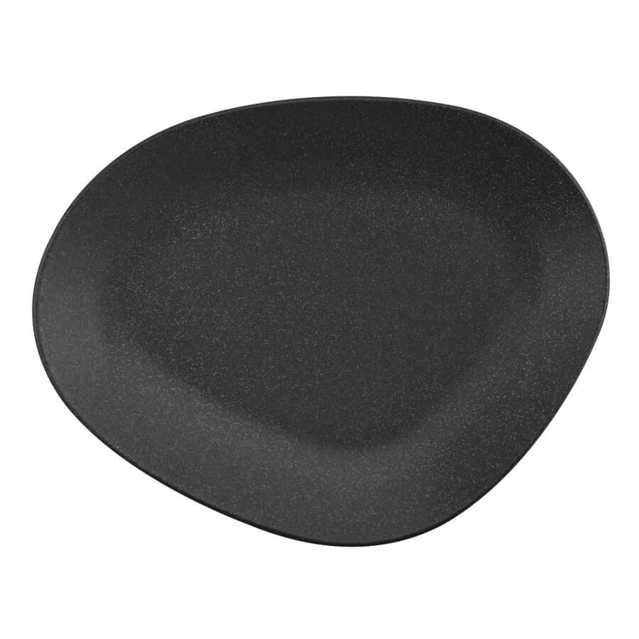 Kütahya Porselen Galaxy 30 cm Flat Plate Matte Anthracite.