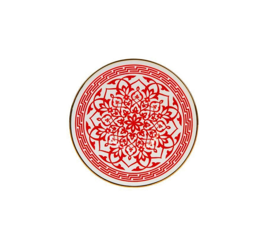 Karaca Ocha Red 12 Piece Tea Set