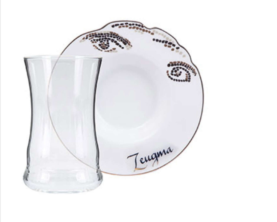 Karaca Zeugma Mosaic 12 Pieces 6 Person Tea Set