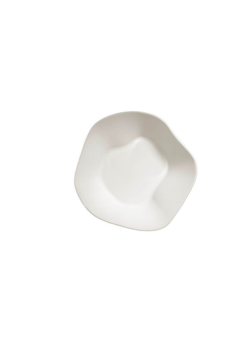 Kütahya Porselen Skallop 30cm Salad/ Fruit bowl - Cream