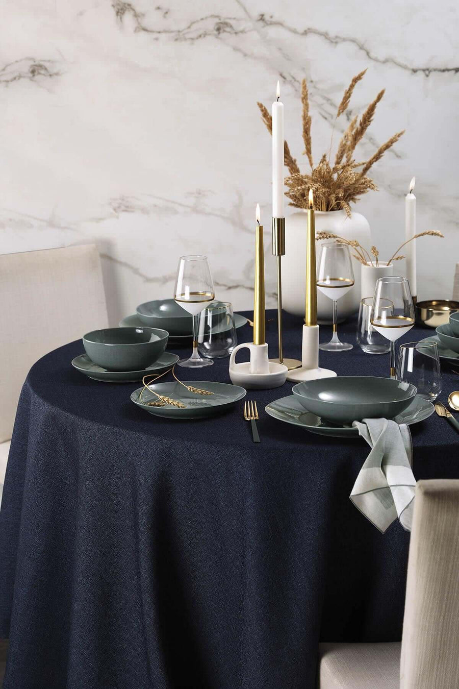 Kütahya Porselen SOHO 24 piece Dinner set for 6 BLUE.