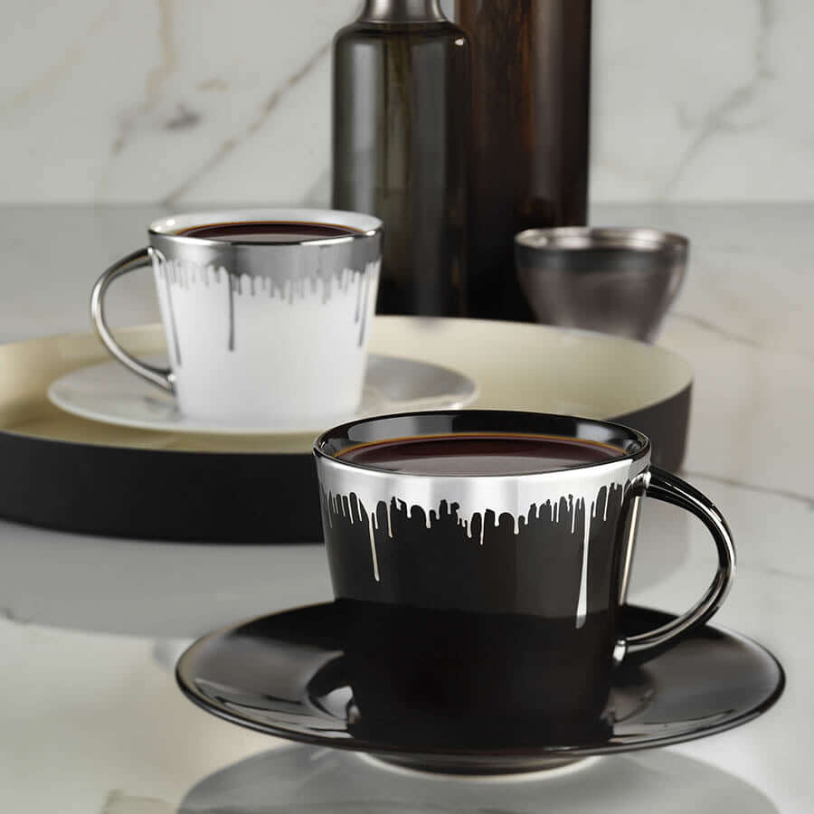 Kütahya Porcelain Toledo Tea Set for 2 GIFT BOXED.