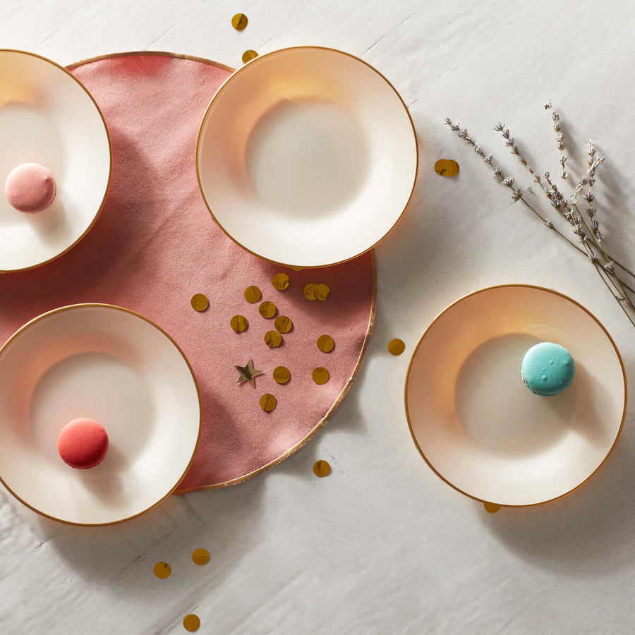 Karaca Retro Beige 6 Piece Cake Set