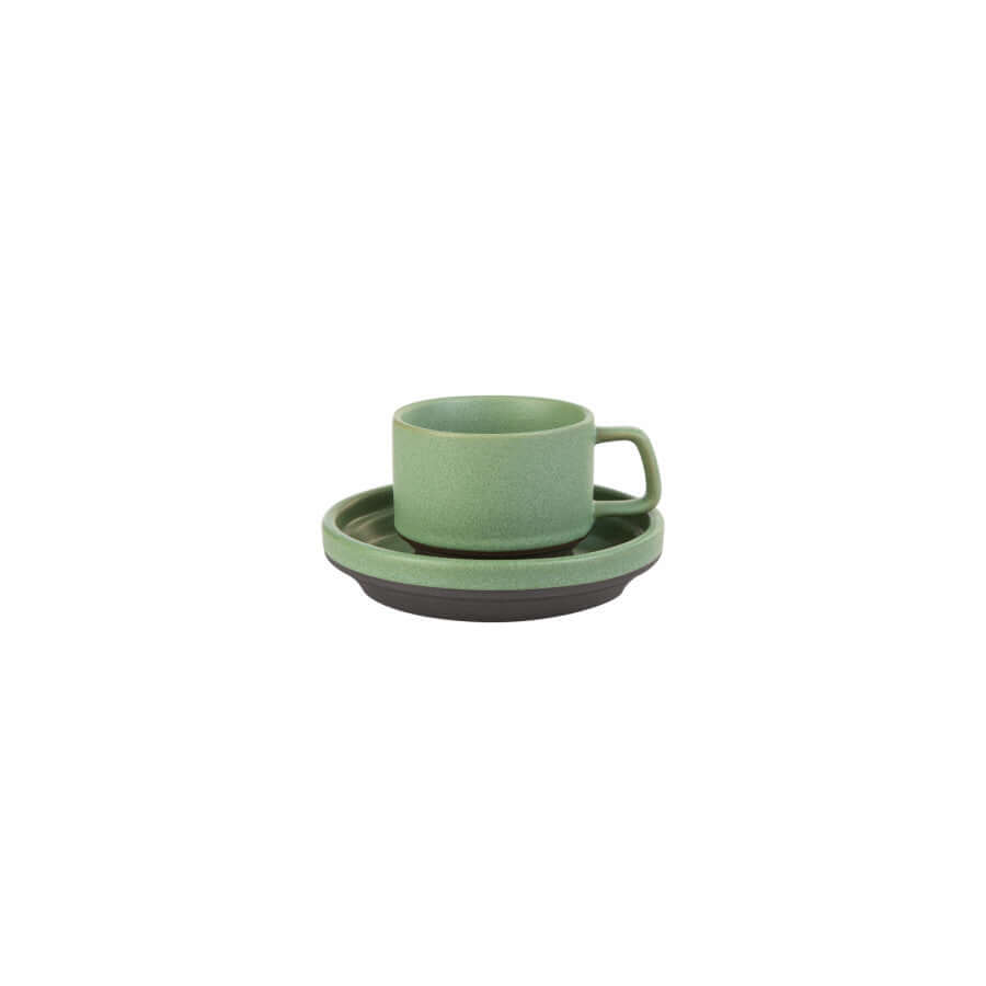 Karaca Stone Green Set of 2 Coffee Cups