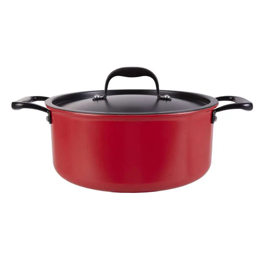 Exquisite Karaca cookware set, featuring safe, non-toxic materials and a nonstick frying pan designed for luxury home cooking.