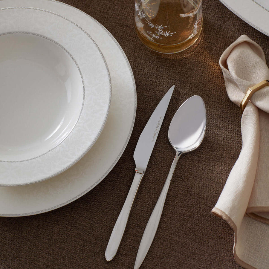 Karaca Otto Platinum 58 Piece Dinnerware Set for 12 People