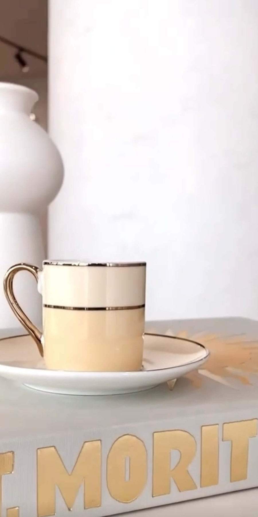 Karaca Lana Set of 6 Turkish Coffee Cups