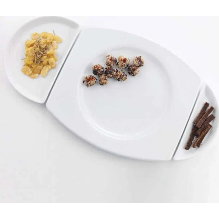 Kütahya Porcelain Tavola Puzzle Platter Serving Set.
