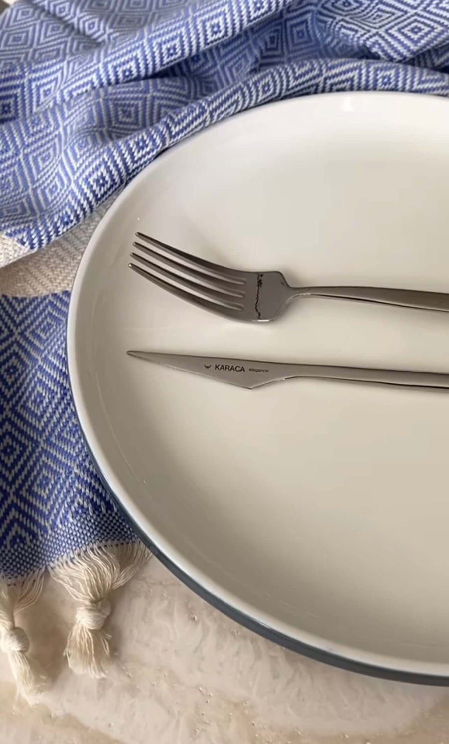 Karaca Thor 84-Piece Cutlery Set Stainless Steel