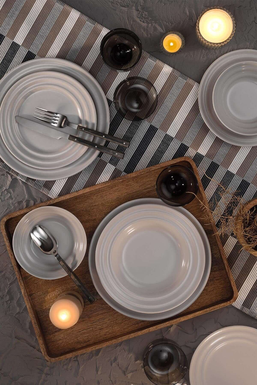 Kütahya Tuana 24 piece Dinnerset in PEARL Matt Beige