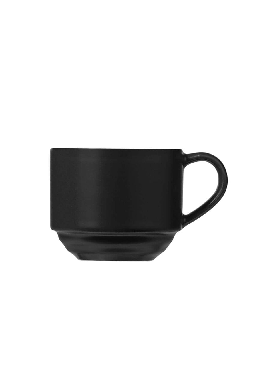 Kütahya Tuana Coffee Cup set FOR 6 PEARL Matt Anthracite.